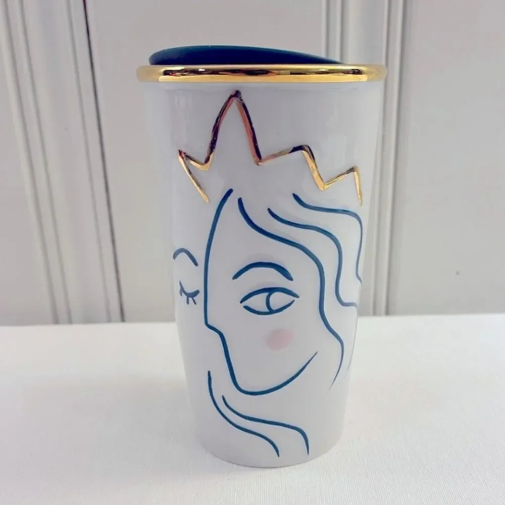 Starbucks 10 FL‎ OZ Ceramic Coffee Cup with Lid